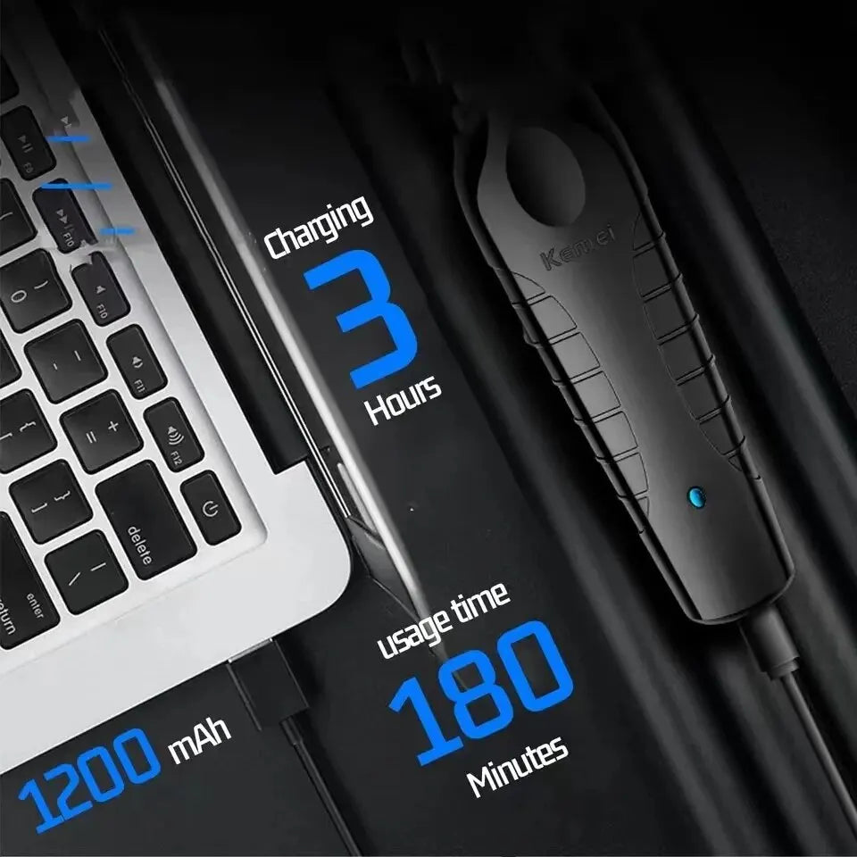 Kemei x B-Vets Cordless Hair Clippers