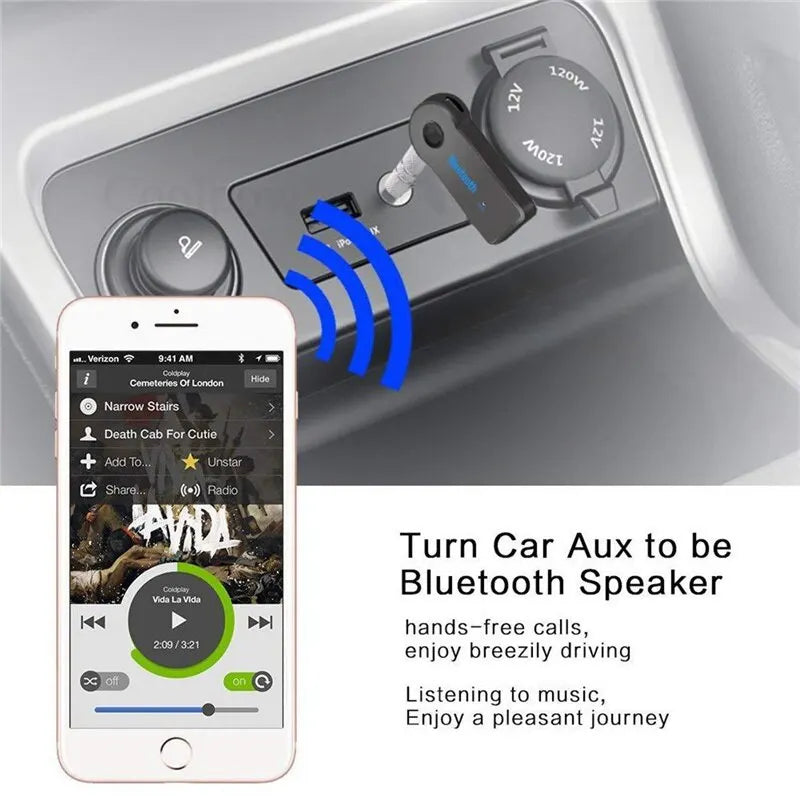 5.0 Bluetooth Audio Receiver (3.5mm AUX)