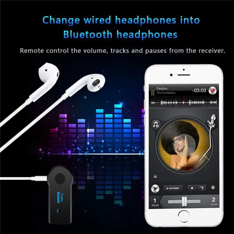 5.0 Bluetooth Audio Receiver (3.5mm AUX)