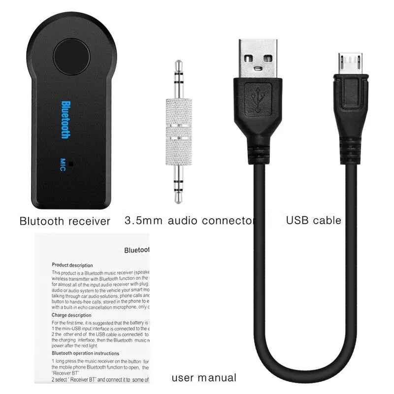 5.0 Bluetooth Audio Receiver (3.5mm AUX)