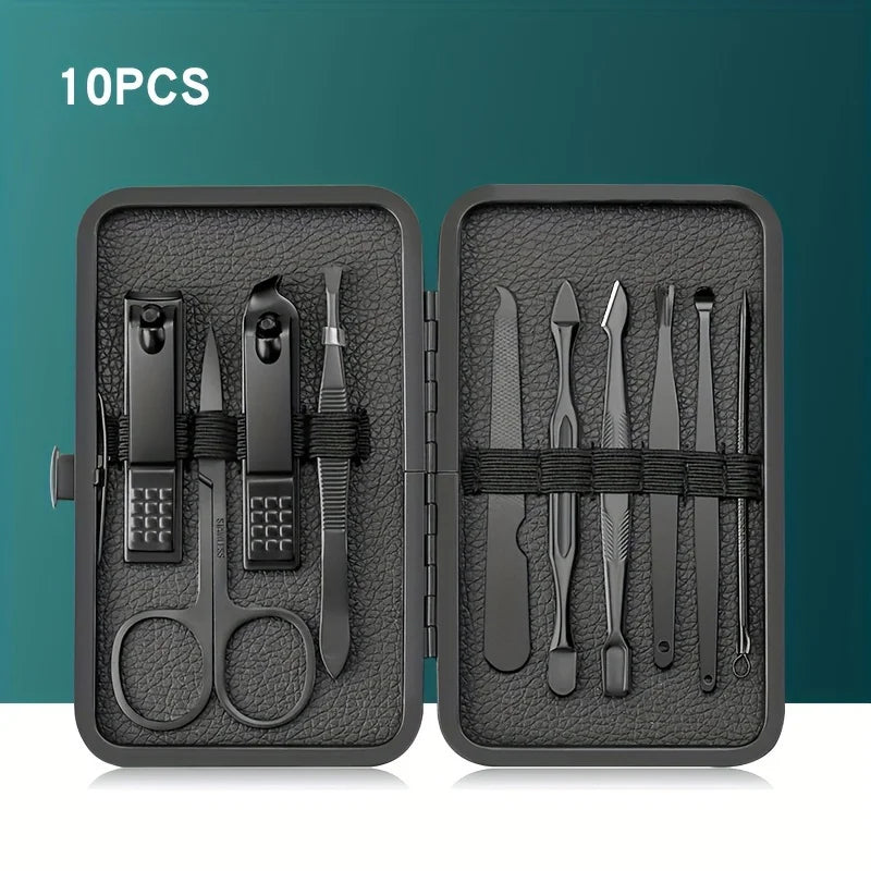 7/10/12/18/20/24PCS Professional Manicure Stainless Steel Set