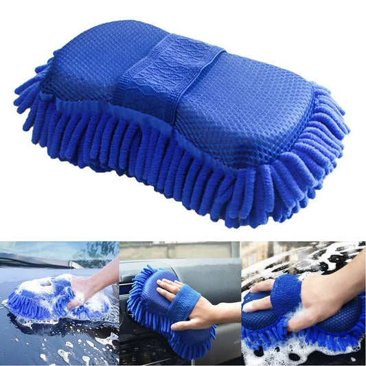 B-Vets 1 Pc Blue Microfiber Sponge