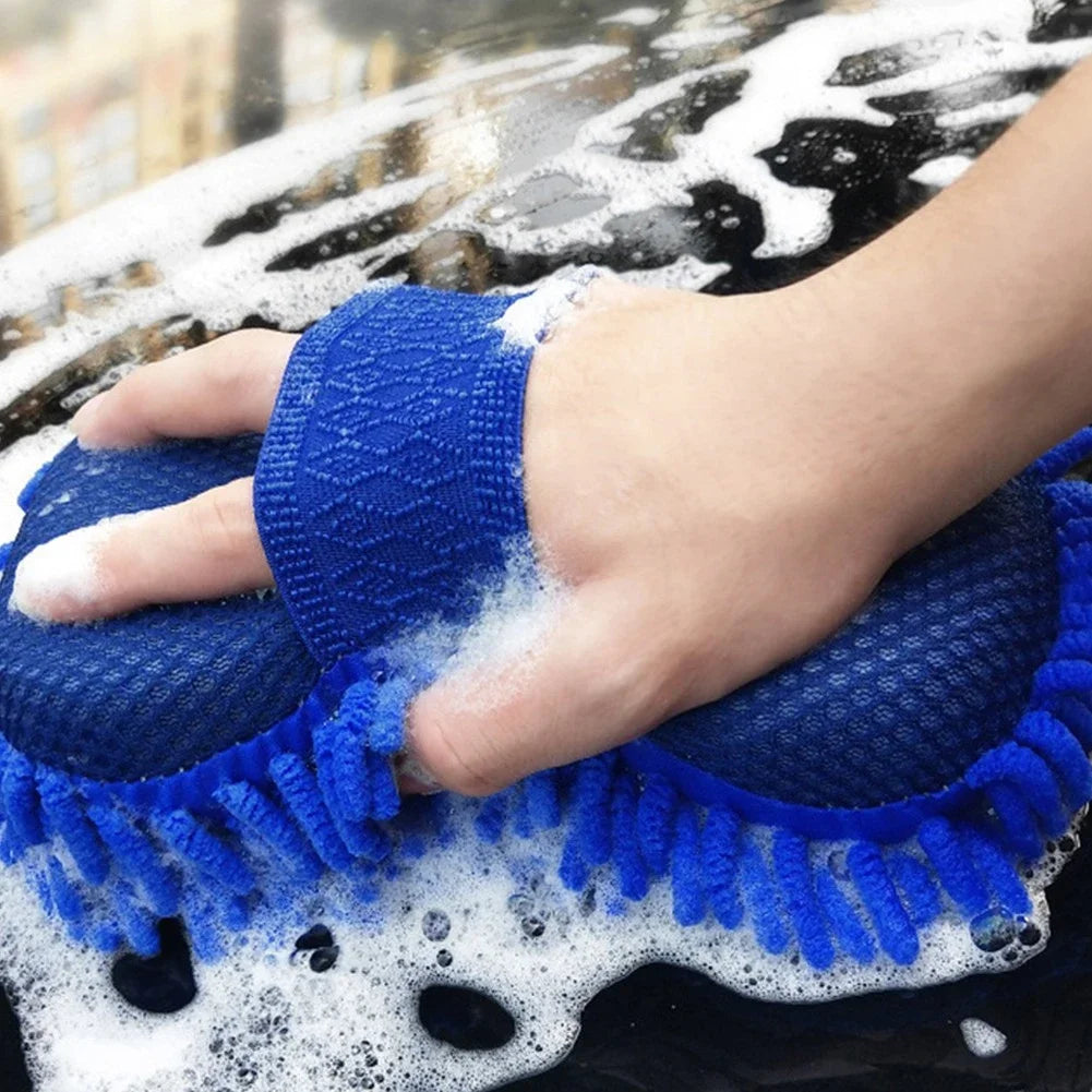 B-Vets 1 Pc Blue Microfiber Sponge
