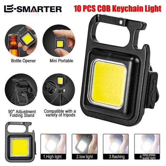 SMARTER x B-Vets Mini Portable COB Flashlight