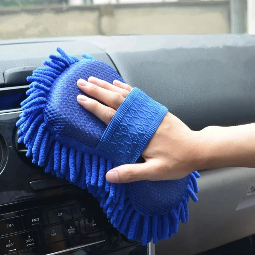 B-Vets 1 Pc Blue Microfiber Sponge