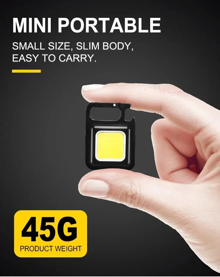 SMARTER x B-Vets Mini Portable COB Flashlight