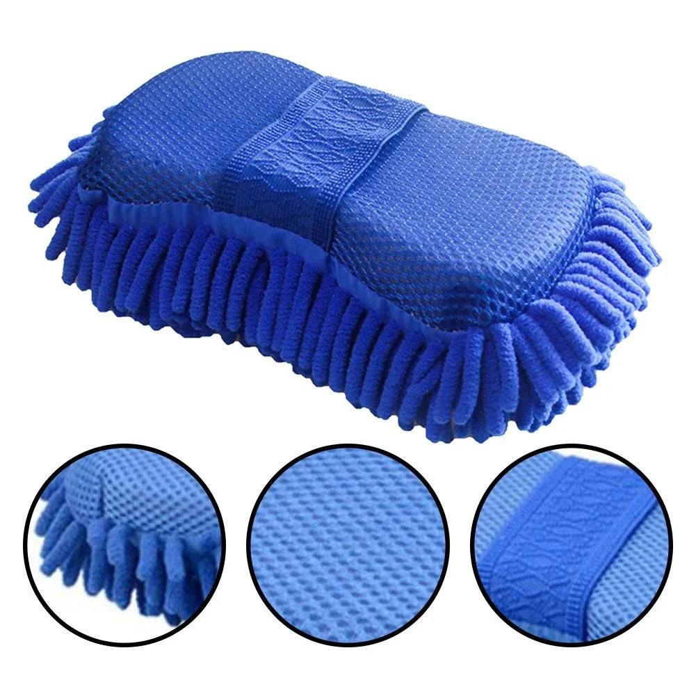 B-Vets 1 Pc Blue Microfiber Sponge