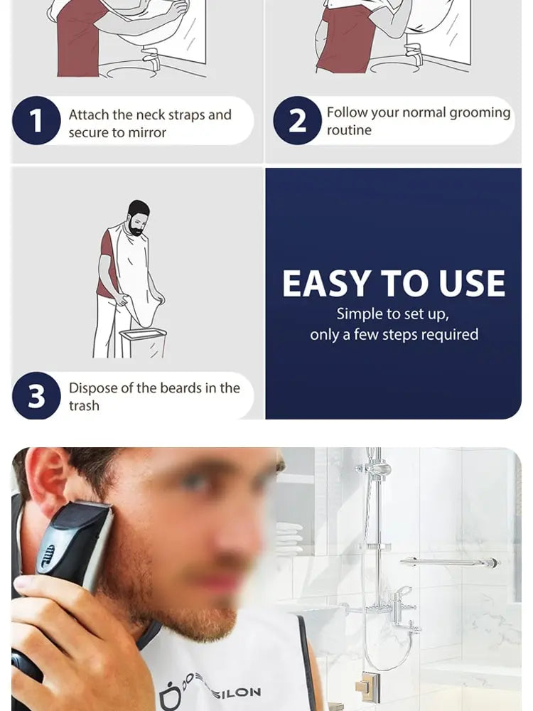Male Shaving Apron