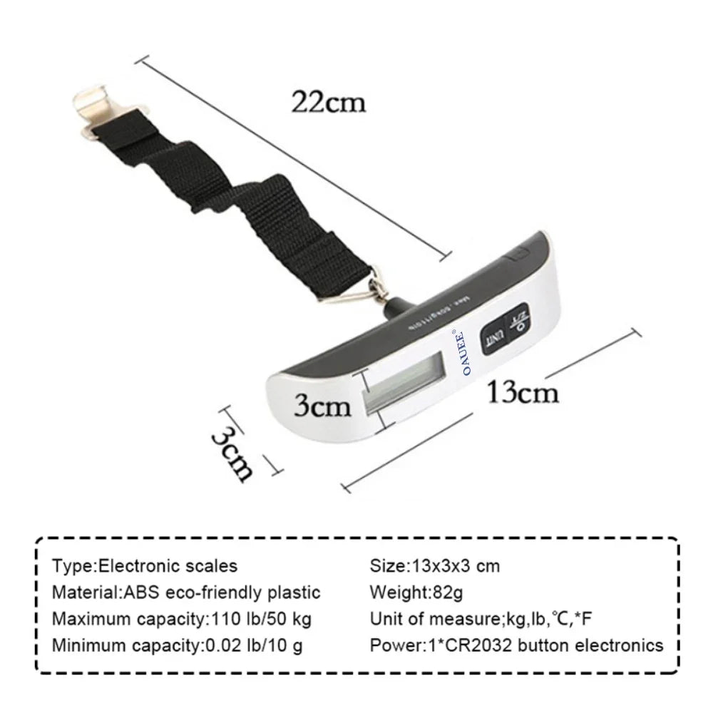 OAUEE x B-Vets Portable Digital Luggage Scale