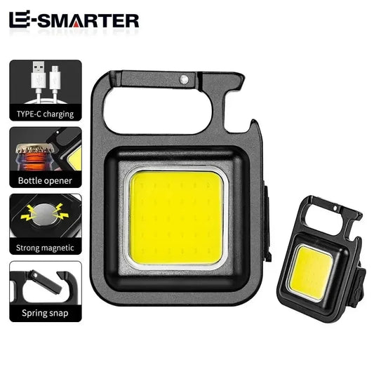 SMARTER x B-Vets Mini Portable COB Flashlight