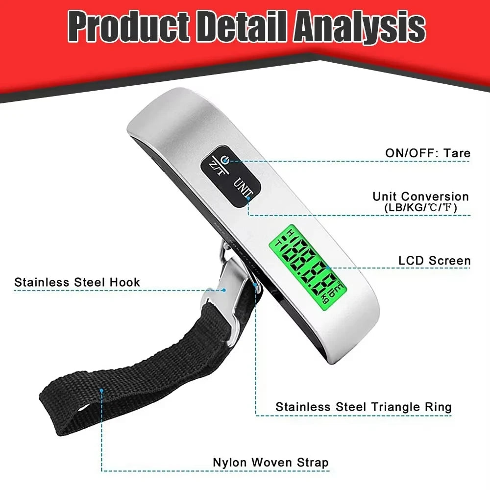 OAUEE x B-Vets Portable Digital Luggage Scale