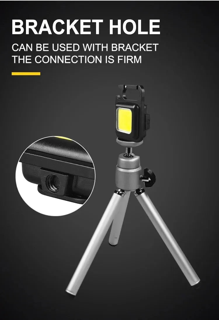 SMARTER x B-Vets Mini Portable COB Flashlight
