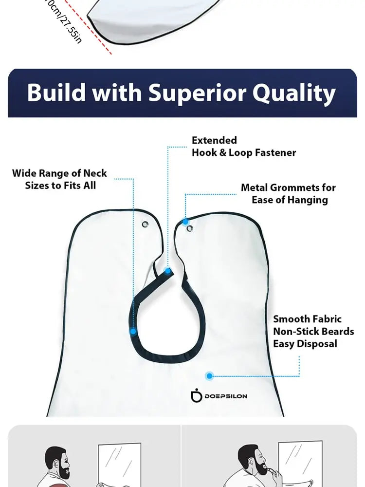 Male Shaving Apron