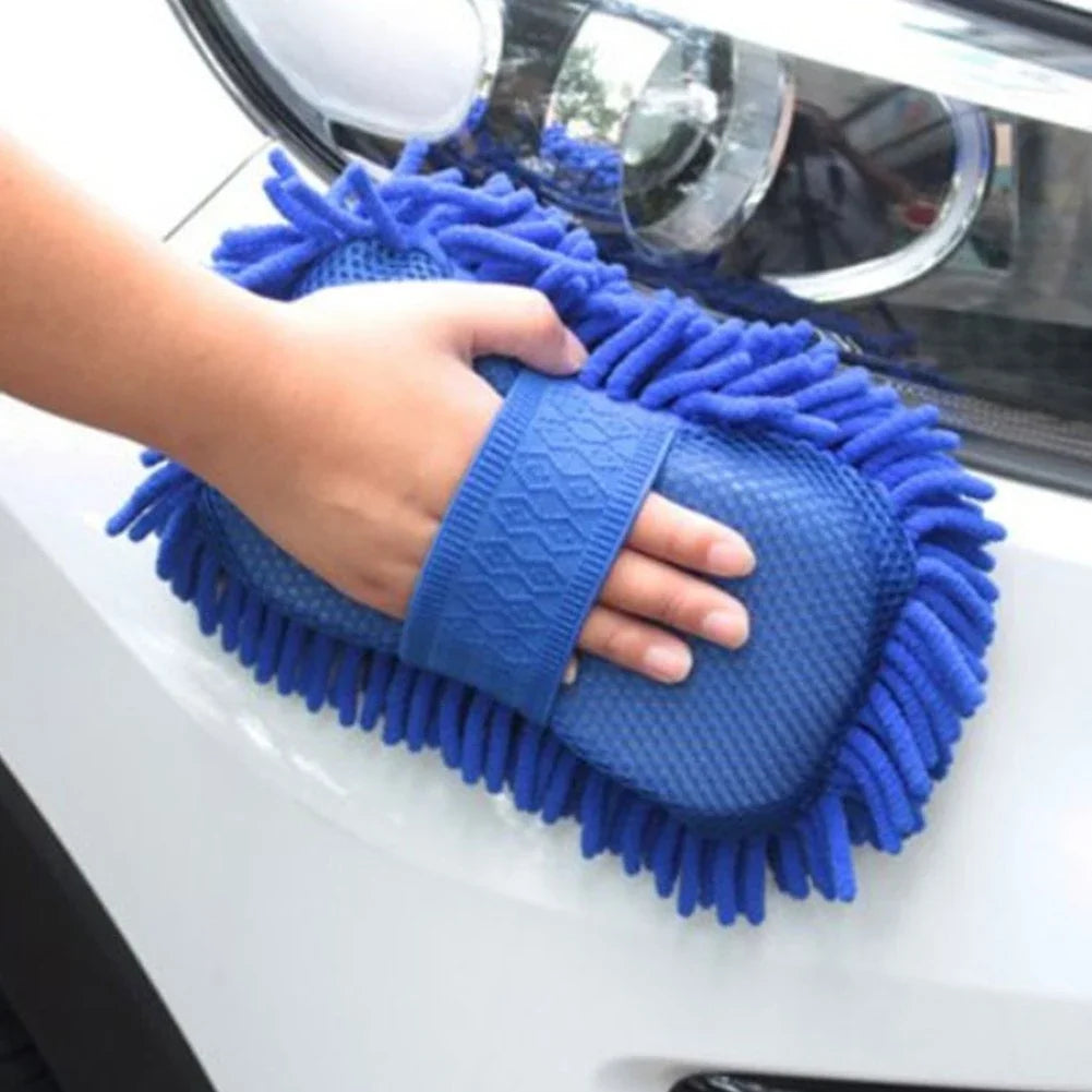 B-Vets 1 Pc Blue Microfiber Sponge