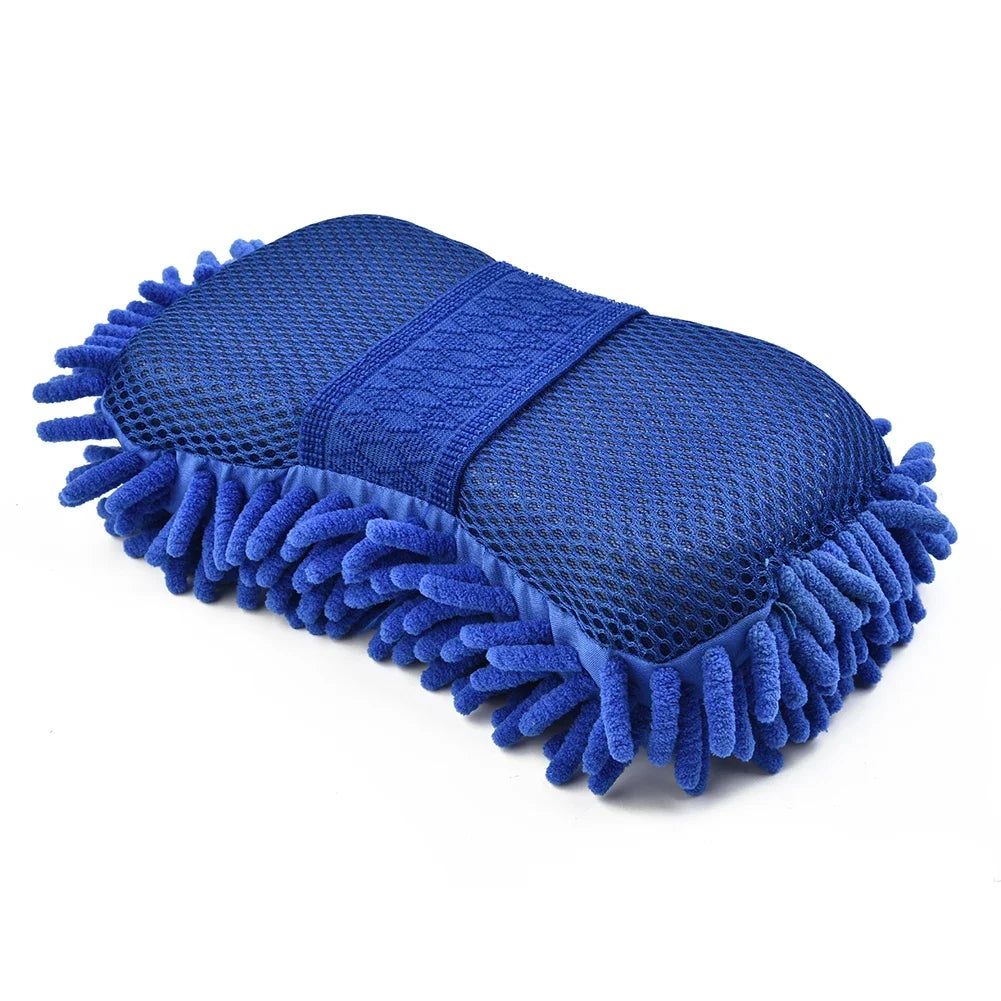 B-Vets 1 Pc Blue Microfiber Sponge
